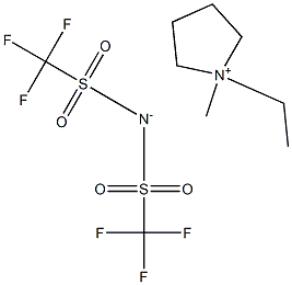 1-에틸-1-메틸피롤리디늄과
1,1,1-트리플루오로-N-[(트리플루 오로메틸)술포닐]메탄술폰아미드의 염(1:1)