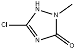 5-氯-2-甲基-1,2-二氢-3H-1,2,4-三唑-3-酮 结构式