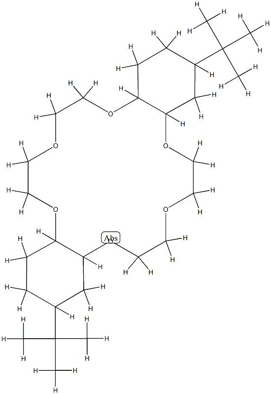 4′,4″(5″)-Di-tert-butyldicyclohexano-18-crown-6
		
	 Structure