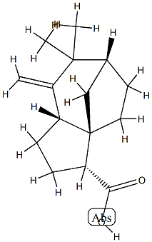 (3R,8aα)-2,3,4,5,6,7,8,8a-Octahydro-7,7-dimethyl-8-methylene-1H-3aα,6α-methanoazulene-3β-carboxylic acid Struktur