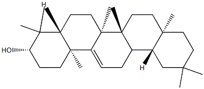 D:C-Friedoolean-9(11)-en-3β-ol Struktur