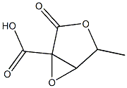 Pentonic acid, 2,3-anhydro-2-C-carboxy-5-deoxy-, 1,4-lactone (9CI) Structure