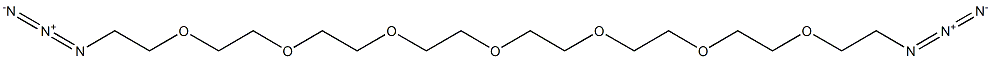 Azido-PEG7-azide Structure