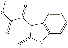 2,3-Dihydro-α,2-dioxo-1H-indole-3-acetic acid methyl ester Structure