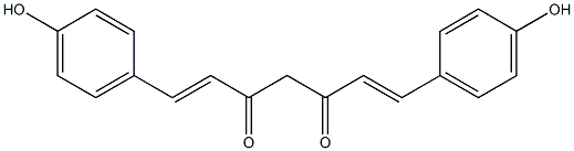 双去甲氧基姜黄素,22608-12-4,结构式