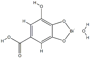 碱式没食子酸铋, 22650-86-8, 结构式