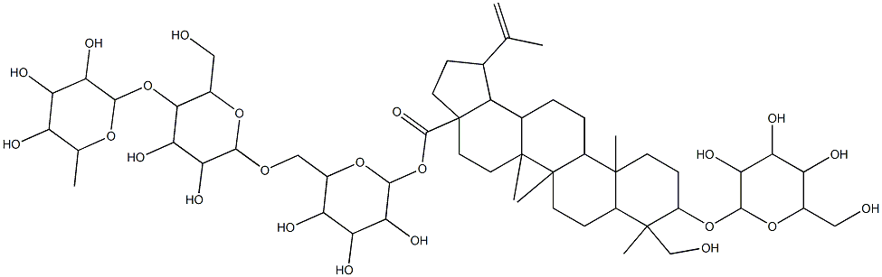 刺人参苷S 结构式