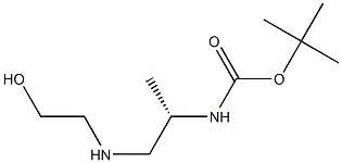 Carbamic acid, [(1S)-2-[(2-hydroxyethyl)amino]-1-methylethyl]-, 1,1- Struktur