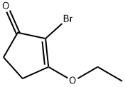 2-溴-3-乙氧基-2-环戊烯-1-酮,226703-16-8,结构式