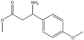 methyl 3-amino-3-(4-methoxyphenyl)propanoate Structure