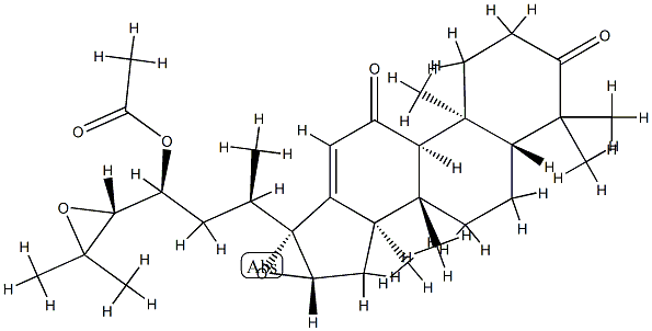 泽泻醇 K 23-醋酸酯, 228095-18-9, 结构式