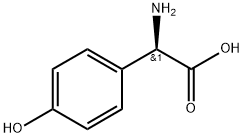 D(-)-4-Hydroxyphenylglycine Structure