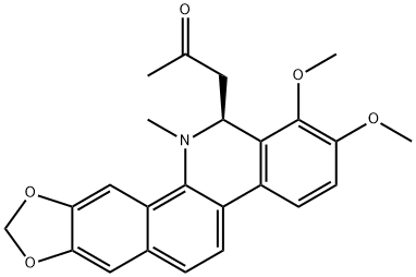 6-Acetonyldihydrochelerythrine Struktur