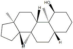 5α-アンドロスタン-1α-オール 化学構造式