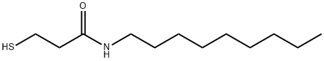 3-巯基-N-壬基丙酰胺, 228716-16-3, 结构式
