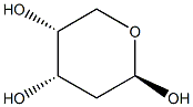 2-Deoxy-β-D-ribopyranose Structure