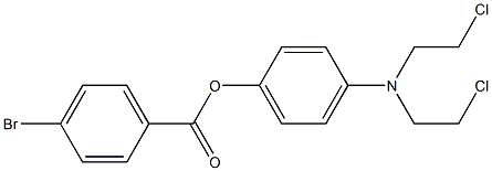 p-[Bis(2-chloroethyl)amino]phenyl=p-bromobenzoate|