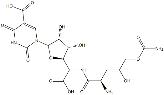 多氧菌素 E 结构式