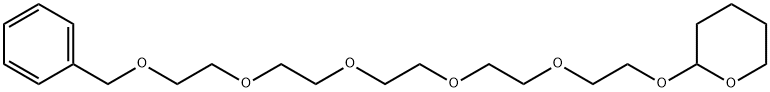 苄基-五聚乙二醇-四氢吡喃醚, 230620-74-3, 结构式