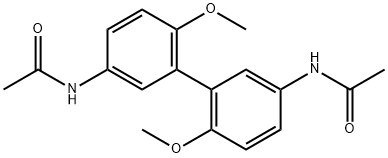 3',3'''-Bi-p-acetanisidide Structure