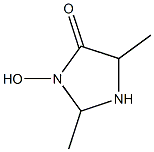 4-Imidazolidinone,3-hydroxy-2,5-dimethyl-(9CI) Struktur
