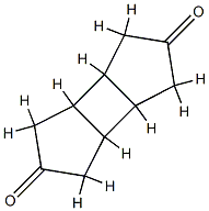 (3aα,3bβ,6aβ,6bα)-Decahydrocyclobuta[1,2:3,4]dicyclopentene-2,5-dione 结构式