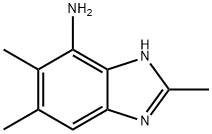 1H-Benzimidazol-4-amine,2,5,6-trimethyl-(9CI) Structure