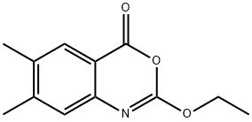 4H-3,1-Benzoxazin-4-one,2-ethoxy-6,7-dimethyl-(9CI) Struktur