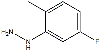 (5-fluoro-2-methylphenyl)hydrazine 结构式