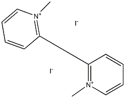 2,2'-BipyridiniuM,1,1'-diMethyl-, iodide (1:2) 化学構造式