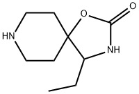 1-Oxa-3,8-diazaspiro[4.5]decan-2-one,4-ethyl-(8CI,9CI) Structure