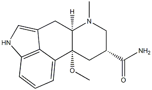 10β-Methoxy-6-methylergoline-8β-carboxamide Structure