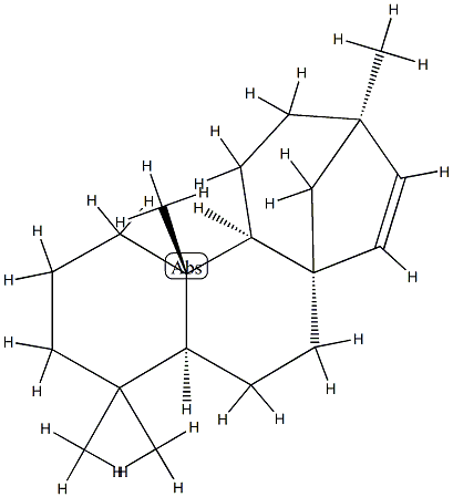 (-)-15-Beyerene Struktur
