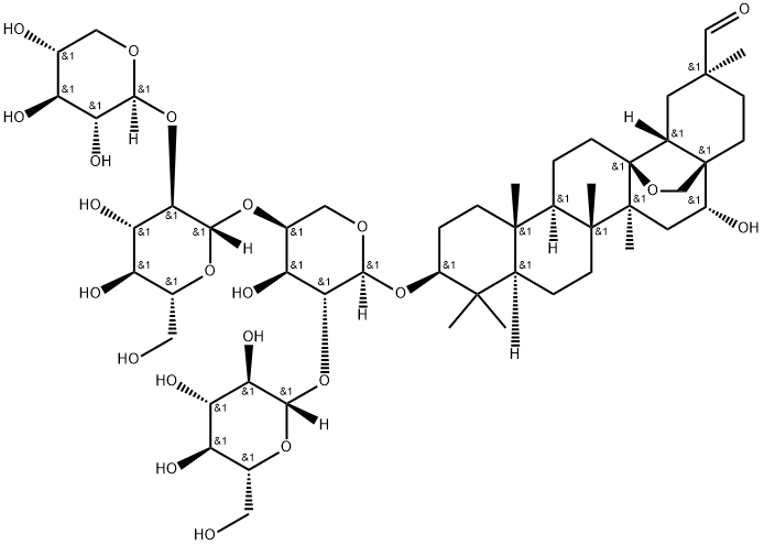 アルジシアクリスピンA 化学構造式