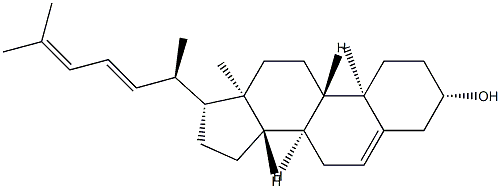 22-dehydrodesmosterol Structure