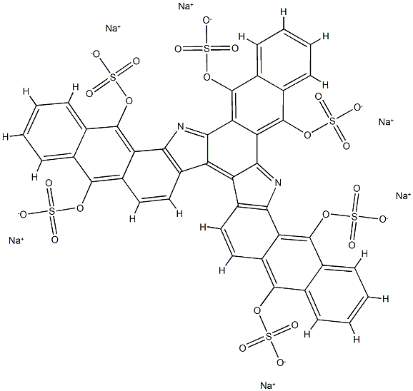 バットソルブルブラウン1 化学構造式