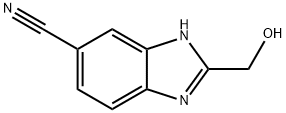 1H-Benzimidazole-5-carbonitrile,2-(hydroxymethyl)-(9CI) Structure