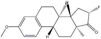16β-Fluoro-3-methoxy-1,3,5(10)-estratrien-17-one Structure