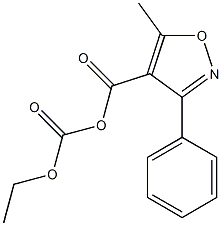 Carbonic acid, monoanhydride with 5-methyl-3-phenyl-4-isoxazolecarboxylic acid, ethyl ester (8CI),23891-89-6,结构式
