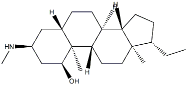 3α-Methylamino-5α-pregnan-1α-ol Structure