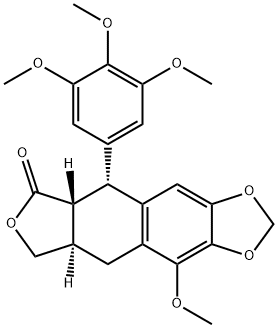 beta-peltatin A methyl ether Struktur