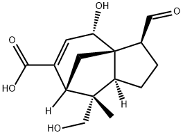 (3S)-3-Formyl-2,3,4,7,8,8aβ-hexahydro-4β-hydroxy-8β-(hydroxymethyl)-8-methyl-1H-3aα,7α-methanoazulene-6-carboxylic acid Structure