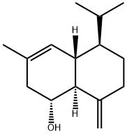(1R)-1,2,4aβ,5,6,7,8,8aα-Octahydro-3-methyl-8-methylene-5β-isopropyl-1-naphthol Struktur