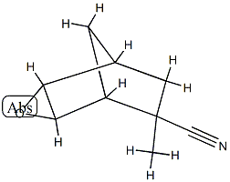 2-Norbornanecarbonitrile,5,6-epoxy-2-methyl-,stereoisomer(8CI) Structure