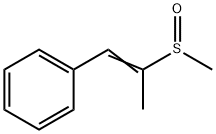 Methyl(α-methylstyryl) sulfoxide Struktur