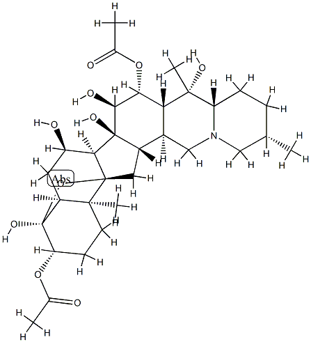 germine-3,16-diacetate Structure