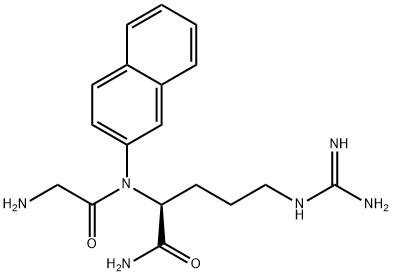 H-GLY-ARG-ΒNA, 24387-24-4, 结构式