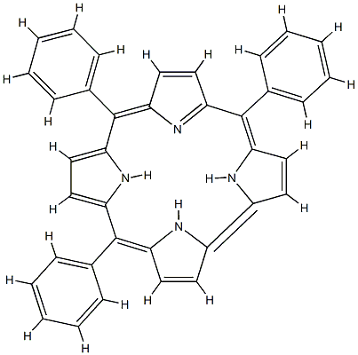 5,10,15-triphenylcorrole Struktur