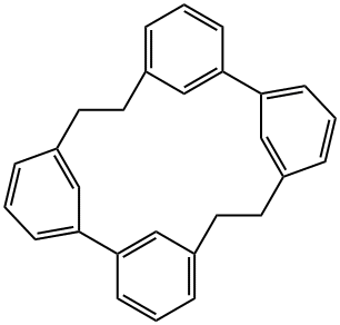 ペンタシクロ[19.3.1.12,6.19,13.114,18]オクタコサ-1(25),2,4,6(28),9,11,13(27),14,16,18(26),21,23-ドデカエン 化学構造式
