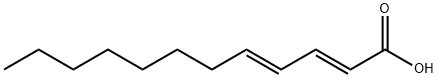 DODECA-2(E),4(E)-DIENOIC ACID(SG) 结构式